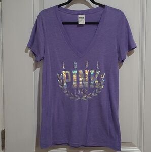 PINK Victoria's Secret Lavender Tee